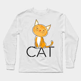 Yellow cat Long Sleeve T-Shirt